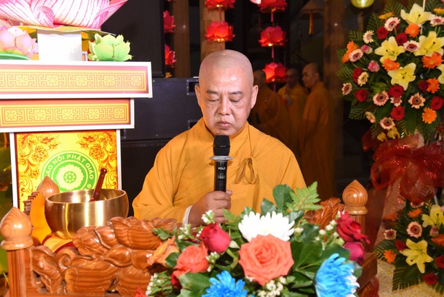 Thượng tọa Thích Từ Trí phát biểu cảm tạ