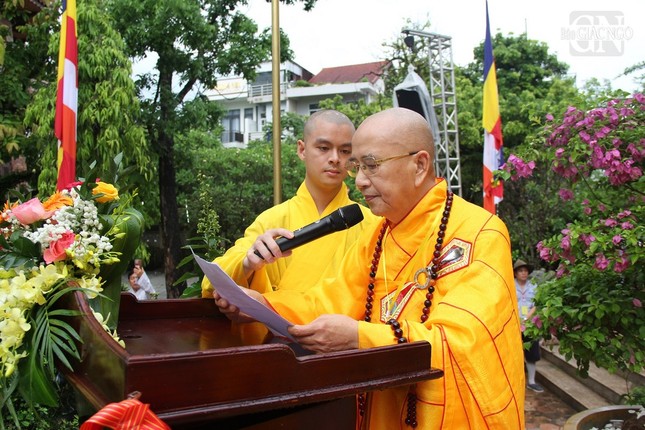 Hòa thượng Thích Khế Chơn đã cung tuyên Thông điệp Phật đản Phật lịch 2568