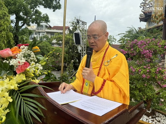 Hòa thượng Thích Huệ Phước đọc Diễn văn Phật đản Phật lịch 2568