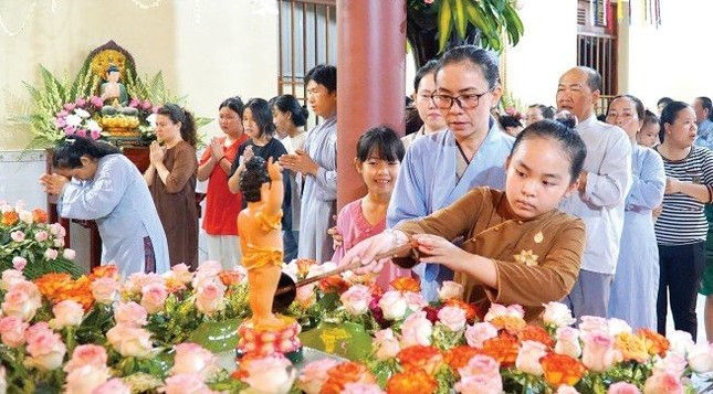 Lễ Mộc dục tại chùa Phước Hải - ngôi chùa nhỏ ở vùng biển H.Cần Giờ Lễ Mộc dục tại chùa Phước Hải - ngôi chùa nhỏ ở vùng biển H.Cần Giờ