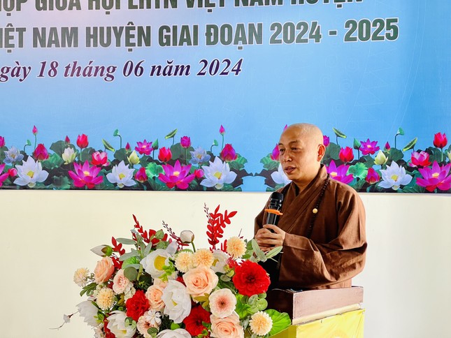 Đại đức Thích Quảng Dũng phát biểu Đại đức Thích Quảng Dũng phát biểu