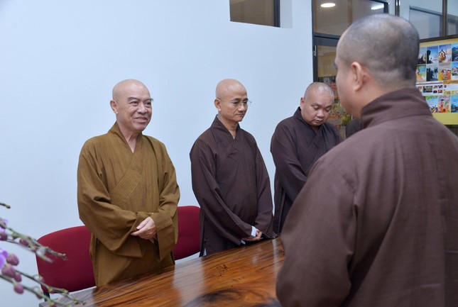 Hòa thượng Thích Nhựt Hỷ chúc mừng Báo Giác Ngộ nhân kỷ niệm 99 năm Ngày Báo chí Việt Nam 21-6