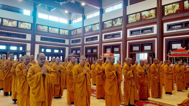 Chư Tăng an cư tại chùa Diệc Chư Tăng an cư tại chùa Diệc