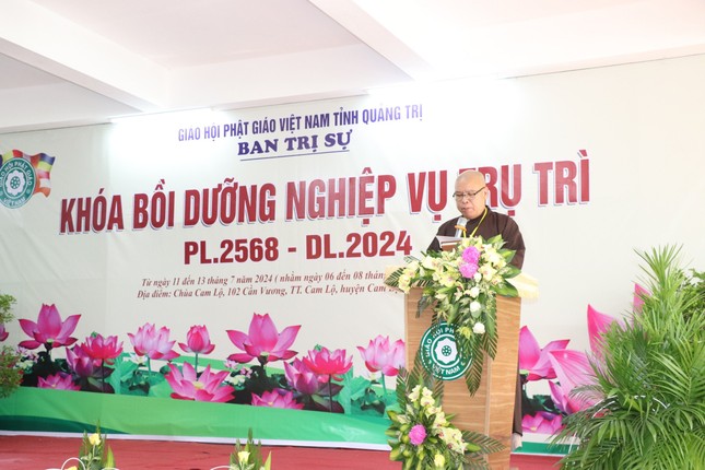 Đại đức Thích Đạo Không thông qua nội quy khóa bồi dưỡng