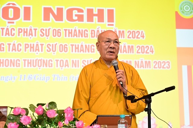 Hòa thượng Thích Quảng Tùng phát biểu khai mạc Hòa thượng Thích Quảng Tùng phát biểu khai mạc