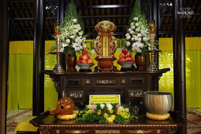 Giác linh đường Hòa thượng Thích Huệ Trí tại tổ đình Kim Tiên