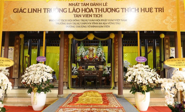 Giác linh đường Hòa thượng Thích Huệ Trí tại tổ đình Kim Tiên