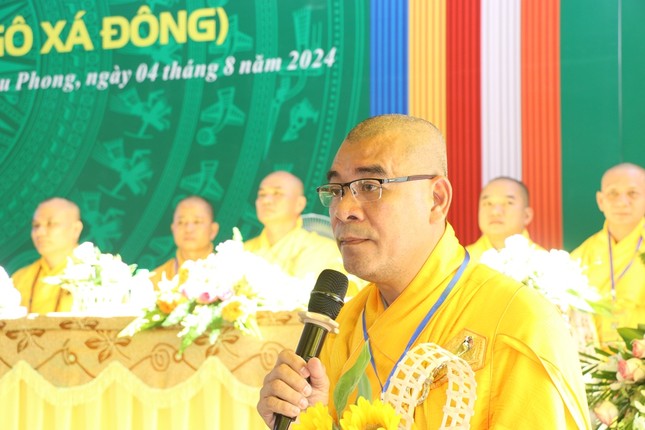 Đại đức Thích Nguyên Mãn phát biểu khai mạc Đại đức Thích Nguyên Mãn phát biểu khai mạc