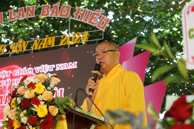 Thượng tọa Thích Pháp Châu phát biểu khai mạc