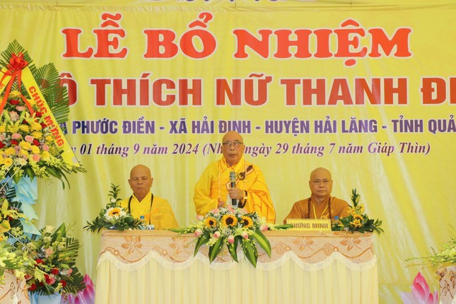 Hòa thượng Thích Thiện Tấn ban đạo từ