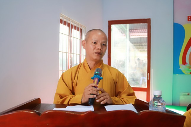 Đại đức Thích Minh Độ phát biểu khai mạc Đại đức Thích Minh Độ phát biểu khai mạc