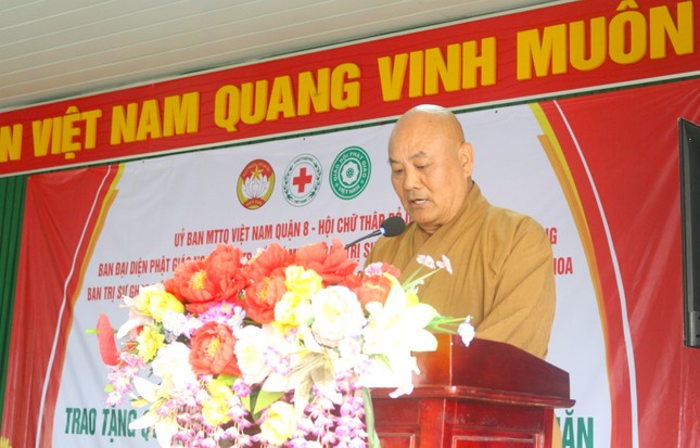 Hòa thượng Thích Chơn Tịnh phát biểu