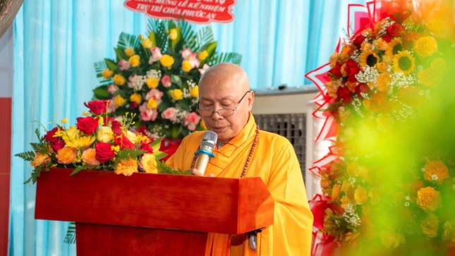 Hòa thượng Thích Trí Huệ phát biểu khai mạc Hòa thượng Thích Trí Huệ phát biểu khai mạc