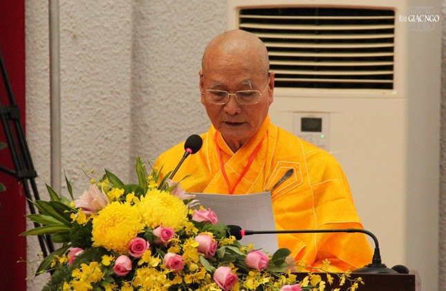 Hòa thượng Thích Hải Ấn phát biểu khai mạc Hòa thượng Thích Hải Ấn phát biểu khai mạc