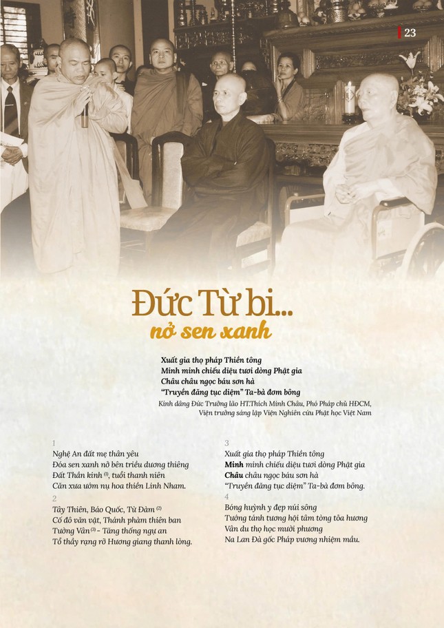 Bài trên Báo Giác Ngộ số 1274 - Thiết kế: Phòng Mỹ thuật BGN/Tống Viết Diễn Bài trên Báo Giác Ngộ số 1274 - Thiết kế: Phòng Mỹ thuật BGN/Tống Viết Diễn