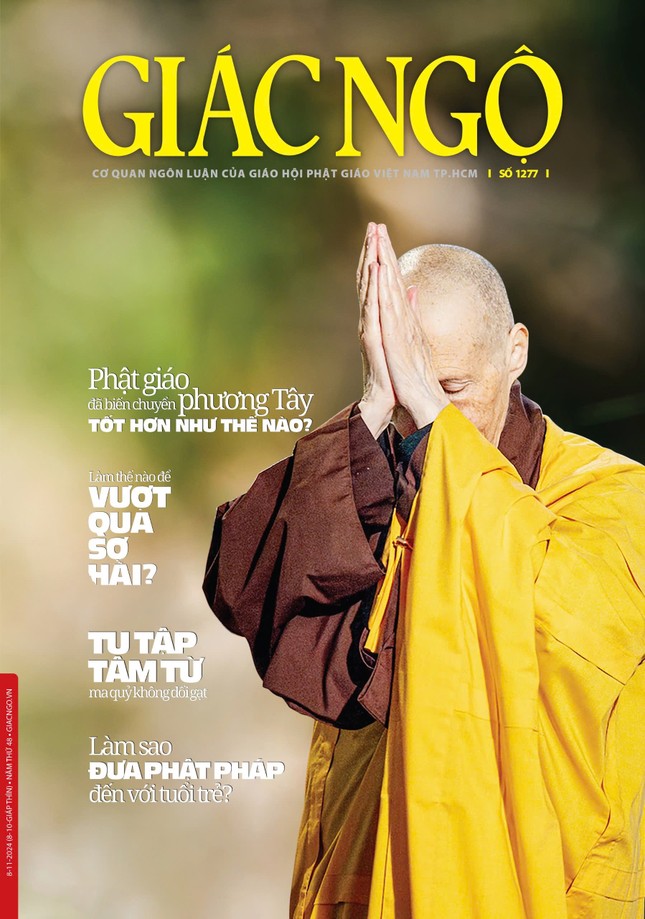 Bìa Báo Giác Ngộ số 1277 - Mỹ thuật: Tống Viết Diễn Bìa Báo Giác Ngộ số 1277 - Mỹ thuật: Tống Viết Diễn