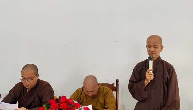 Đại đức Thích Pháp Thông phát biểu khai mạc Đại đức Thích Pháp Thông phát biểu khai mạc