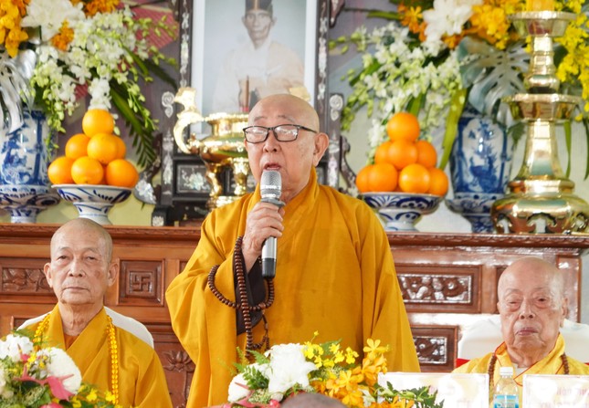 Trưởng lão Hòa thượng Thích Như Tín phát biểu Trưởng lão Hòa thượng Thích Như Tín phát biểu