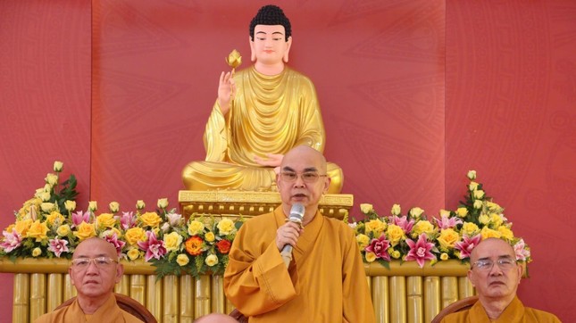 Thượng tọa Thích Tĩnh Cường ban đạo từ Thượng tọa Thích Tĩnh Cường ban đạo từ