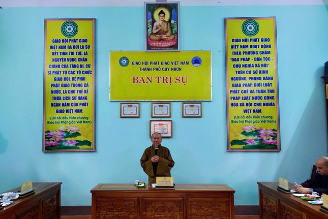 Hòa thượng Thích Đồng Quả phát biểu đúc kết phiên họp Hòa thượng Thích Đồng Quả phát biểu đúc kết phiên họp