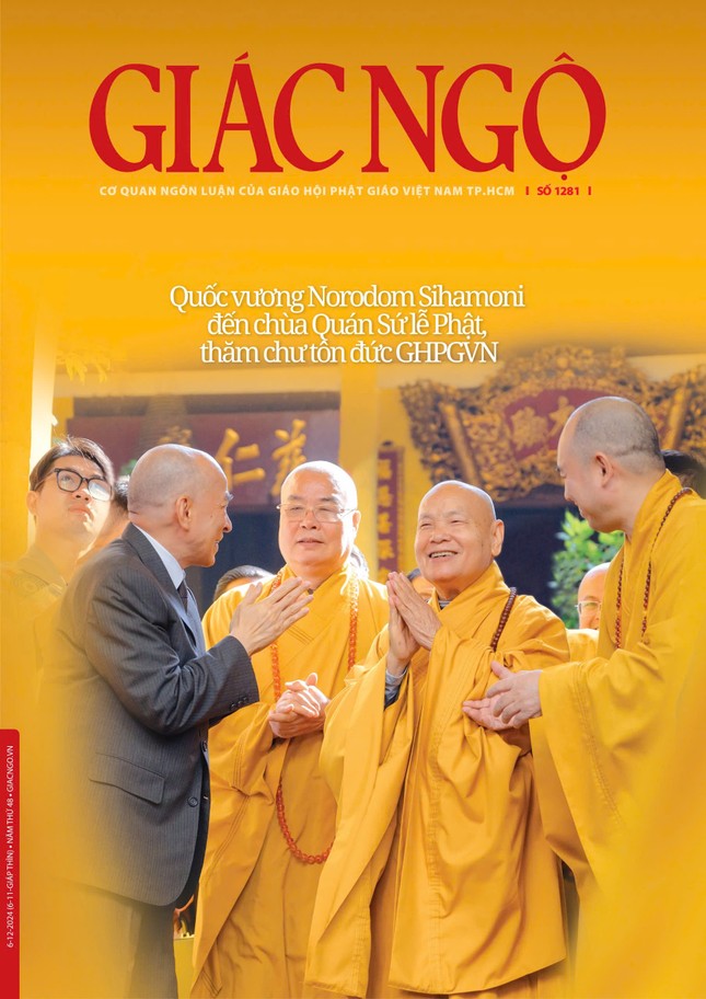 Bìa Báo Giác Ngộ số 1281 - Ảnh: Đăng Huy, Mỹ thuật: Tống Viết Diễn