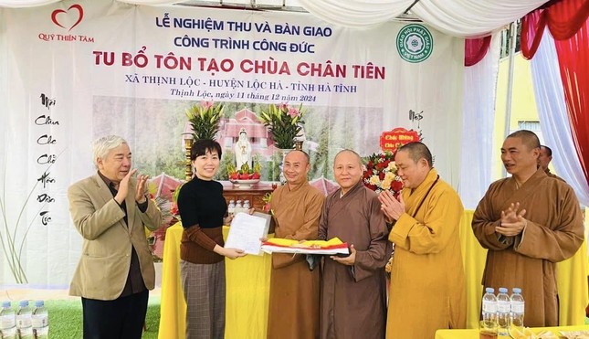 Chùa Chân Tiên đã được nghiệm thu và bàn giao để đưa vào sử dụng Chùa Chân Tiên đã được nghiệm thu và bàn giao để đưa vào sử dụng