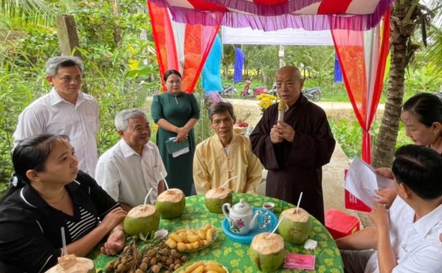 Hòa thượng Thích Trí Minh phát biểu