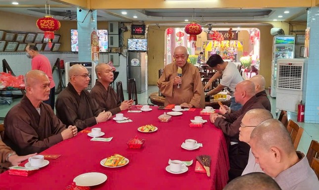 Hòa thượng Thích Thiện Lương phát biểu