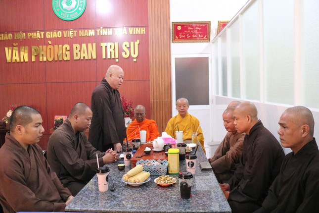 Thượng tọa Thích Tâm Khiết phát biểu Thượng tọa Thích Tâm Khiết phát biểu