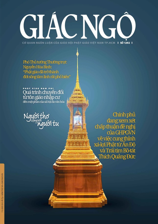 Bìa Báo Giác Ngộ số 1292 - Ảnh: Quảng Điền; Mỹ thuật: Tống Viết Diễn Bìa Báo Giác Ngộ số 1292 - Ảnh: Quảng Điền; Mỹ thuật: Tống Viết Diễn