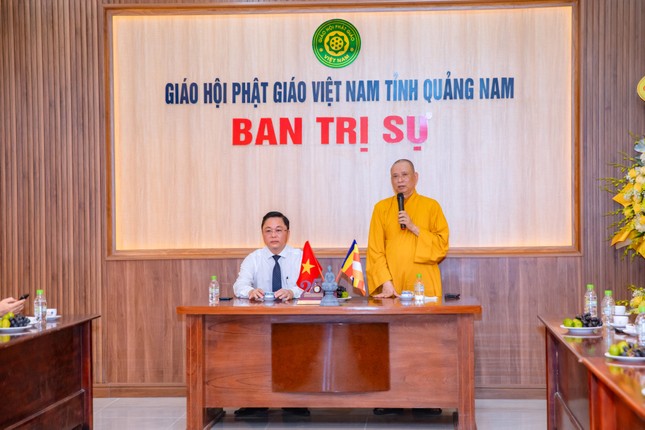 Hòa thượng Thích Phước Minh phát biểu Hòa thượng Thích Phước Minh phát biểu
