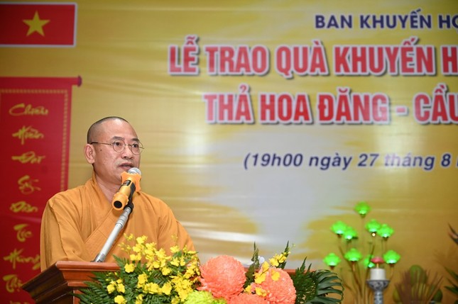 Đại đức Thích Bản Hỷ phát biểu khai mạc