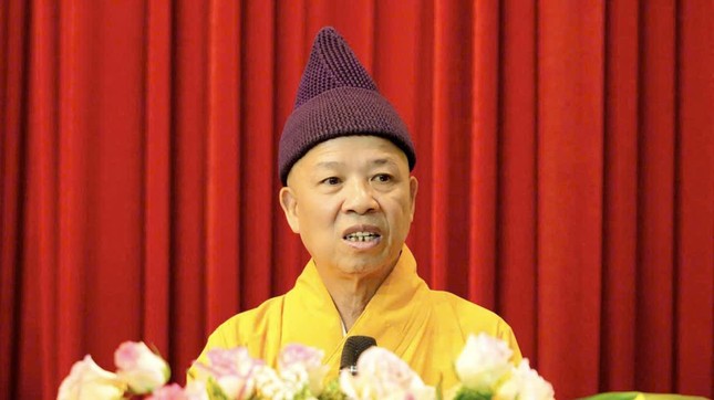 Hòa thượng Thích Thanh Quyết phát biểu bế mạc Hòa thượng Thích Thanh Quyết phát biểu bế mạc