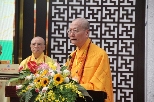 Hòa thượng Thích Hải Ấn đọc diễn văn khai mạc Hòa thượng Thích Hải Ấn đọc diễn văn khai mạc