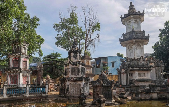 Bảo tháp chư vị Tổ sư trong khuôn viên chùa Giác Viên Bảo tháp chư vị Tổ sư trong khuôn viên chùa Giác Viên