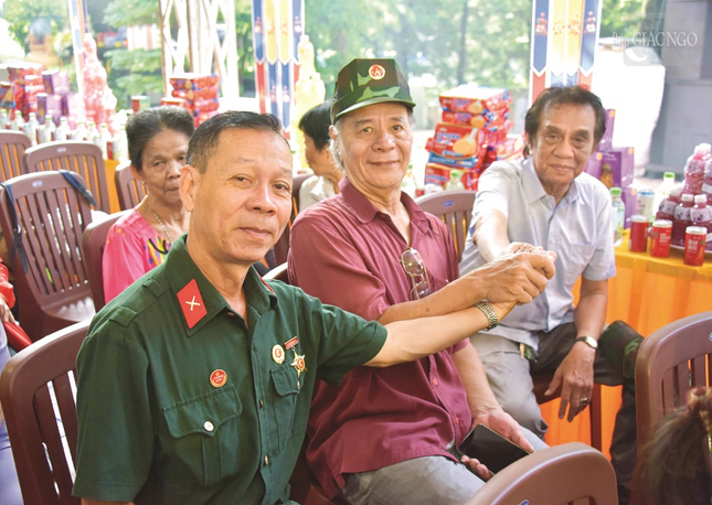 Ông Đinh Văn Nhàn, thương binh 2/4 tham dự lễ - Ảnh: Quảng Đạo/BGN