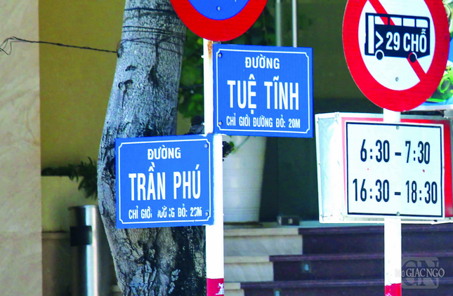 Đường Tuệ Tĩnh tại phường Nha Trang, tỉnh Khánh Hòa - Ảnh: Vĩnh Hữu