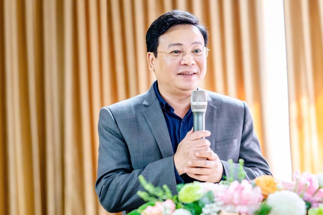 Ông Hồ Việt Anh phát biểu