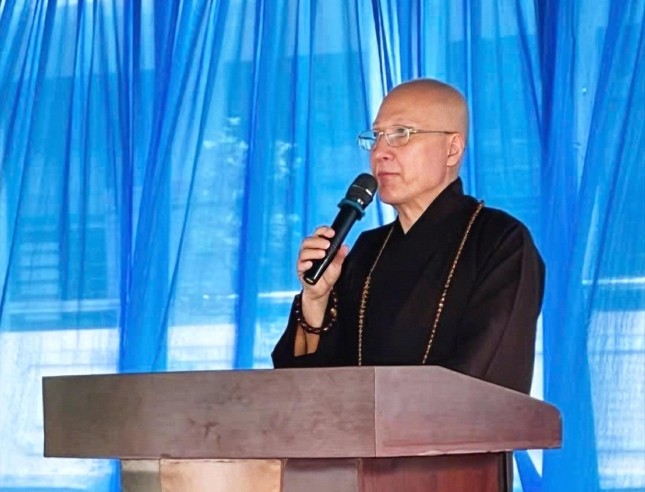 Hòa thượng Thích Chơn Không phát biểu