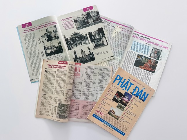 Ấn bản của Báo Giác Ngộ được Ni trưởng lưu giữ cho đến hôm nay