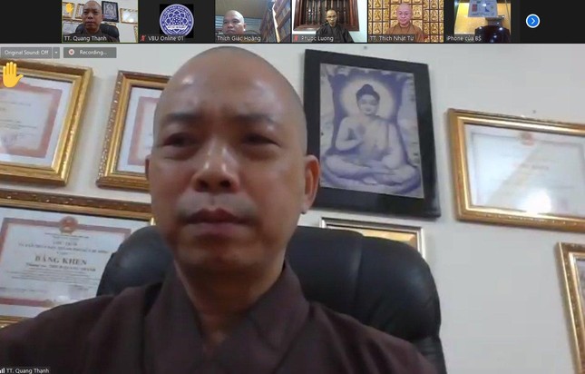 Thượng tọa Thích Quang Thạnh báo cáo công tác tuyển sinh khóa XVI Thượng tọa Thích Quang Thạnh báo cáo công tác tuyển sinh khóa XVI