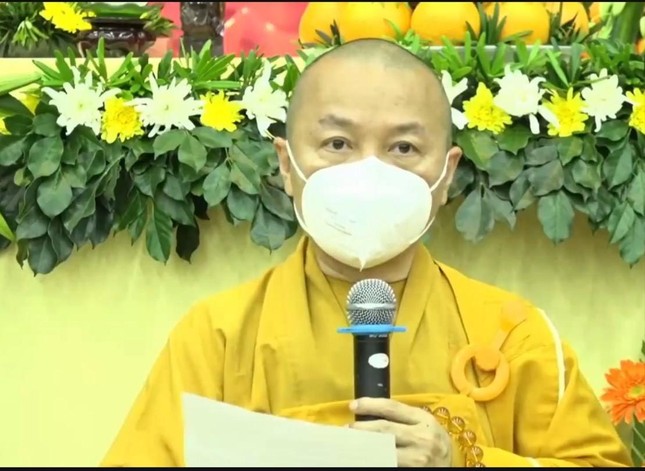 Thượng tọa Thích Nhật Từ phát biểu mở đầu lễ tưởng niệm Thượng tọa Thích Nhật Từ phát biểu mở đầu lễ tưởng niệm