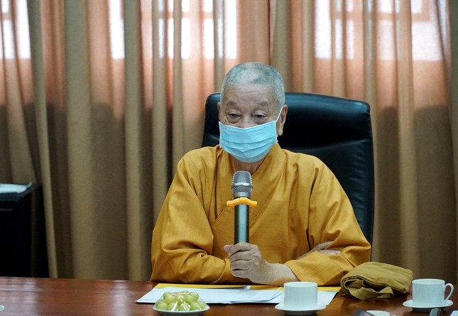 Trưởng lão Hòa thượng Thích Trí Quảng phát biểu chỉ đạo tại phiên họp Trưởng lão Hòa thượng Thích Trí Quảng phát biểu chỉ đạo tại phiên họp