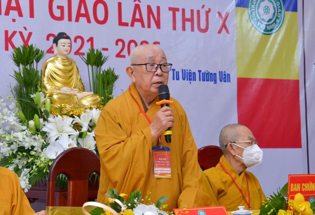 Hòa thượng Thích Như Tín phát biểu chỉ đạo