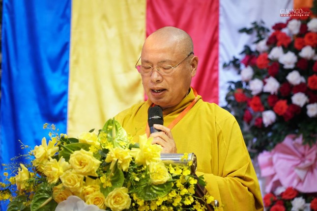 Hòa thượng Thích Thanh Giác Phát biểu cảm tạ