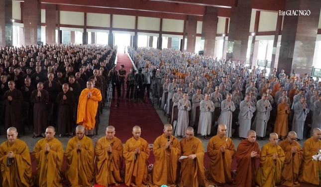 Tăng sinh Thích Quảng Như Phát biểu tri ân