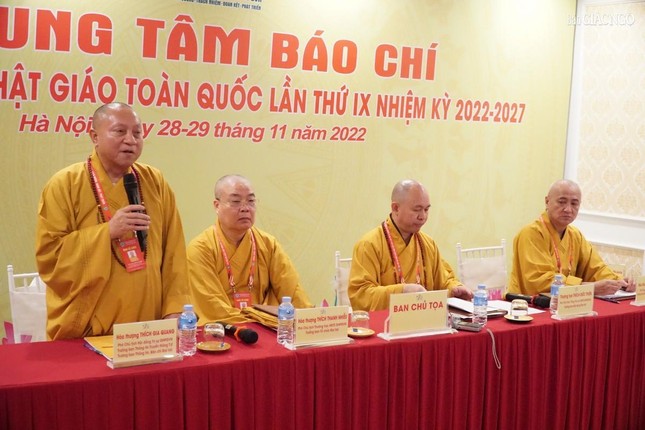 Hòa thượng Thích Gia Quang phát biểu