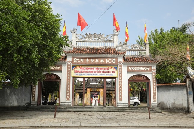 Tổ đình Chúc Thánh - nơi diễn ra các chuỗi sự kiện chào mừng cũng như hội thảo