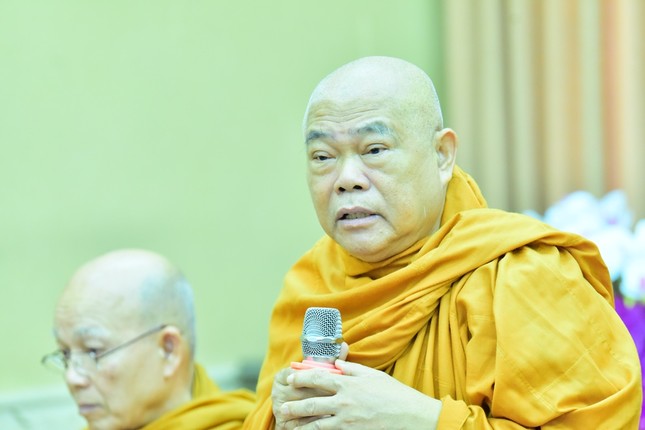 Hòa thượng Thích Giác Toàn phát biểu khai mạc