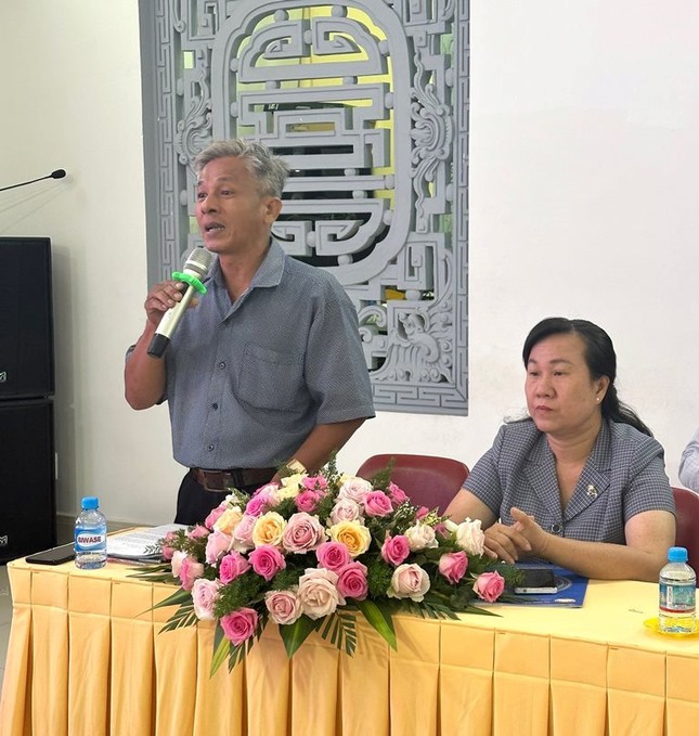 Ông Phạm Thanh Tùng, Phó Trưởng phòng Nội Vụ H.Bình Chánh phát biểu Ông Phạm Thanh Tùng, Phó Trưởng phòng Nội Vụ H.Bình Chánh phát biểu